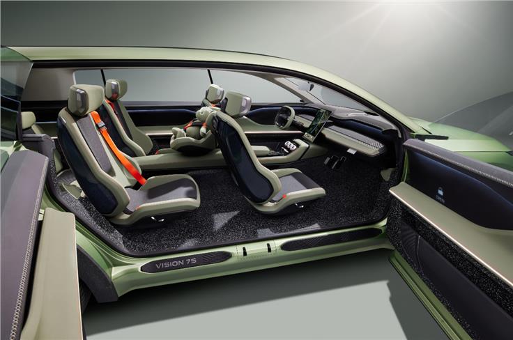 Skoda Vision 7S concept seats